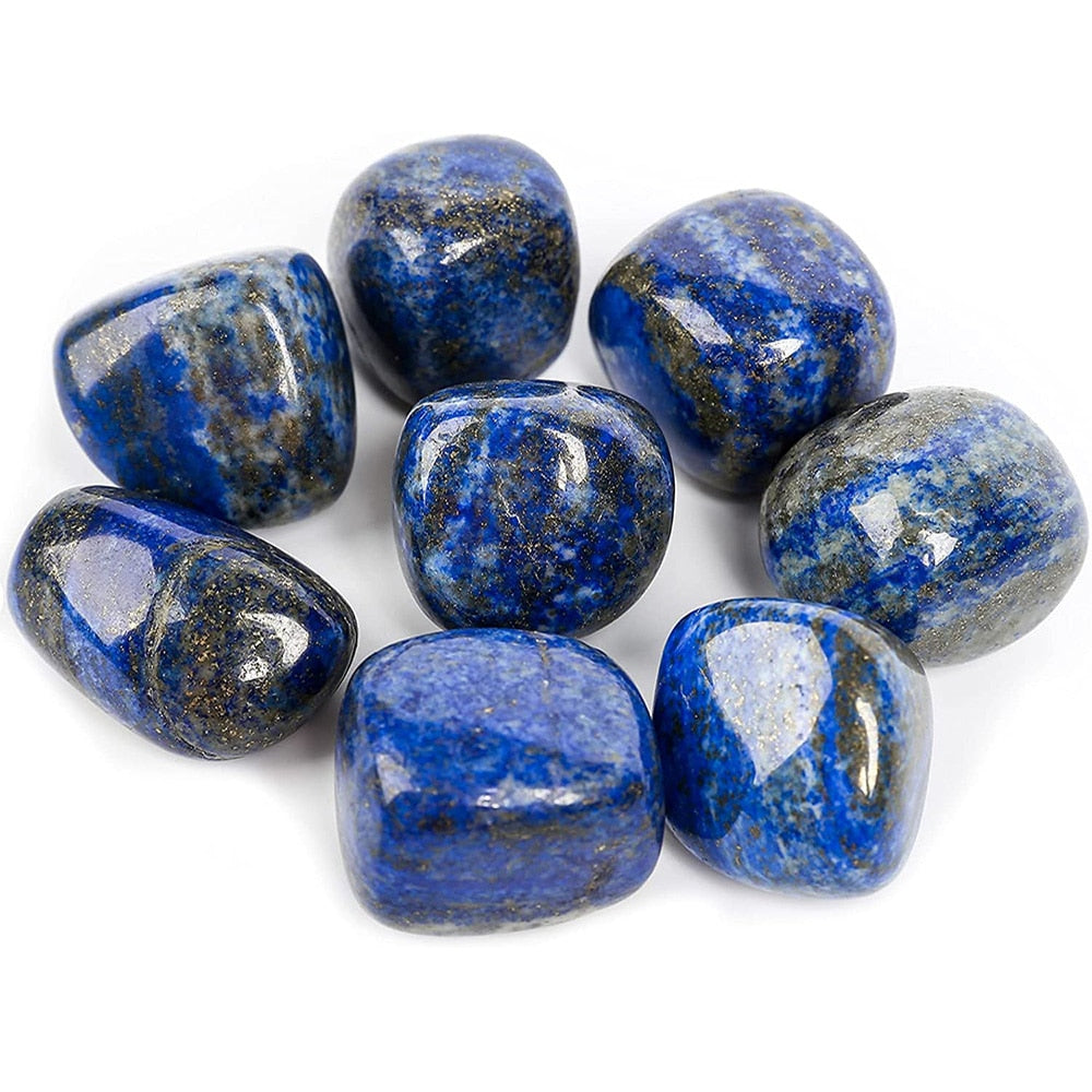 Natural Polished Lapis Lazuli Tumbled Stones - Ashae's Essentials
