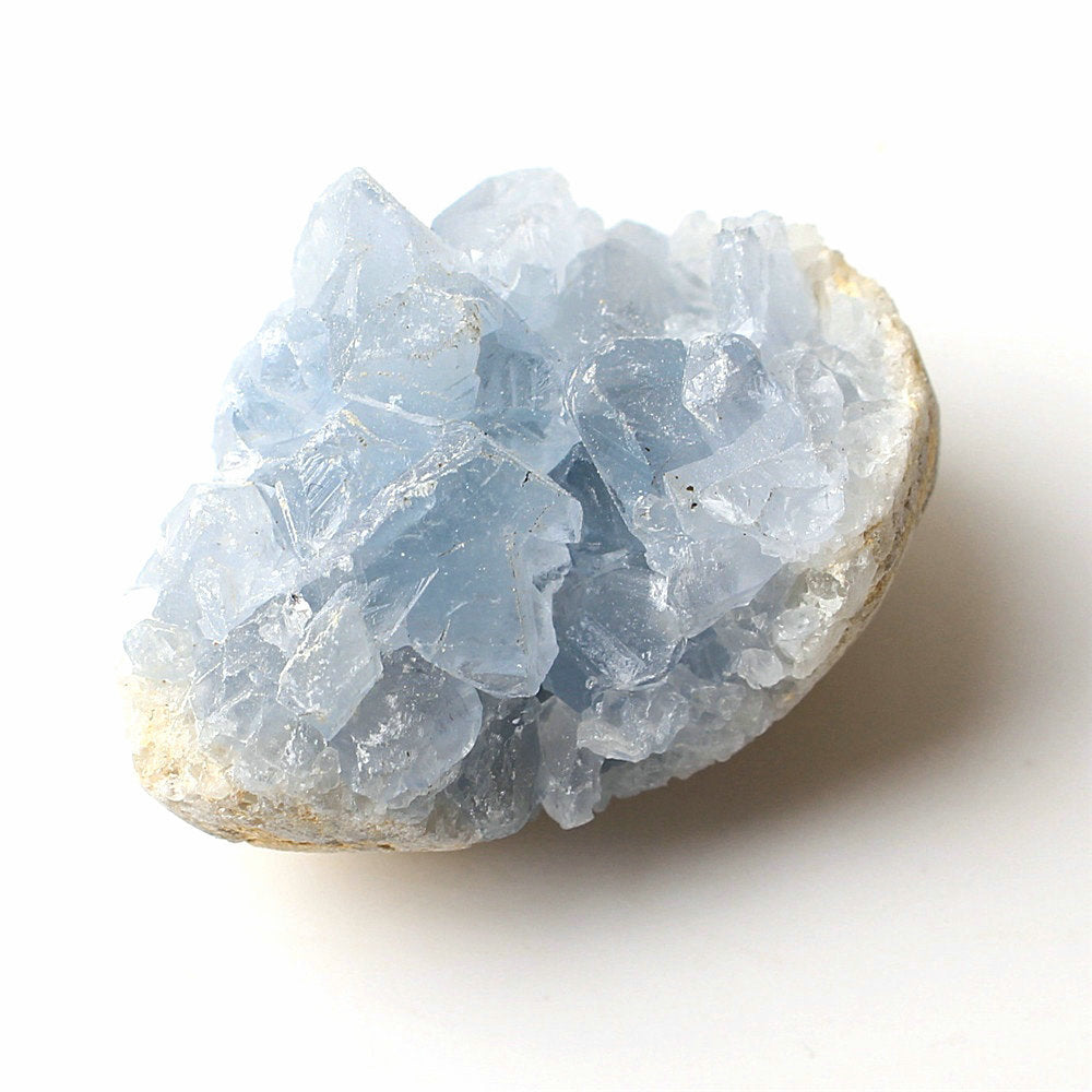 Natural Celestite Blue Geode Cluster Cyrstal - Ashae's Essentials