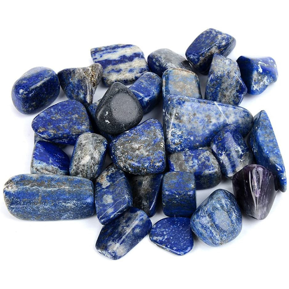 Natural Polished Lapis Lazuli Tumbled Stones - Ashae's Essentials