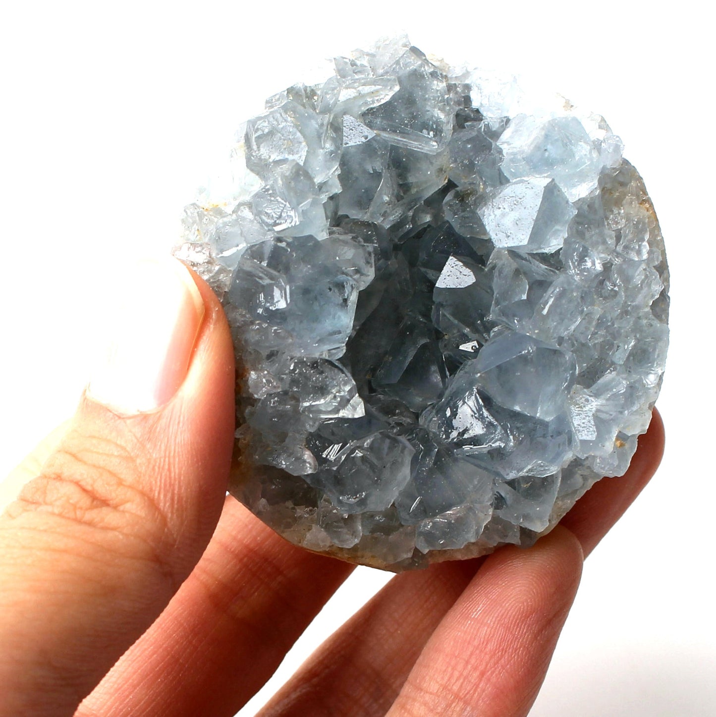 Natural Celestite Blue Geode Cluster Cyrstal - Ashae's Essentials