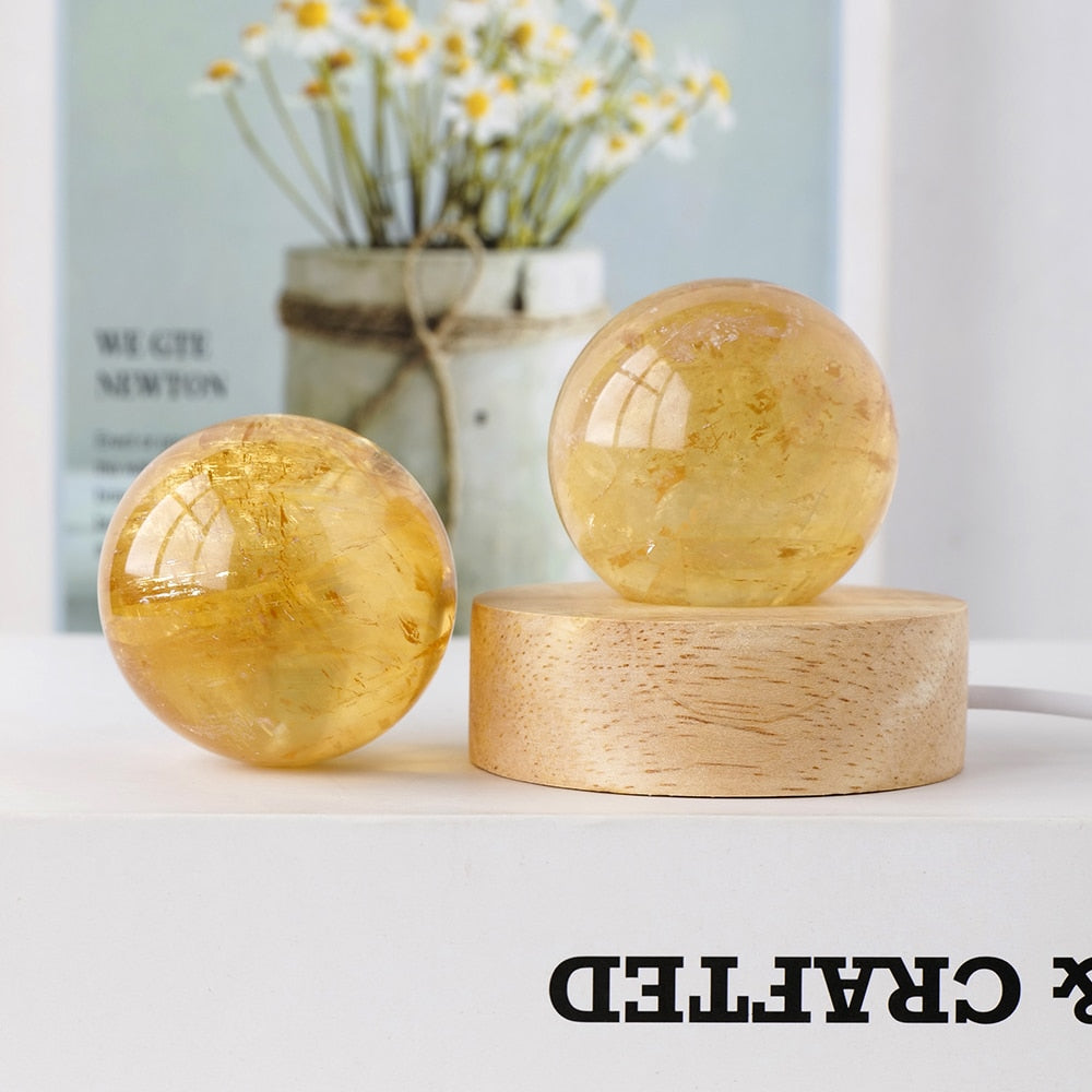 Yellow Calcite Crystal Ball - Ashae's Essentials