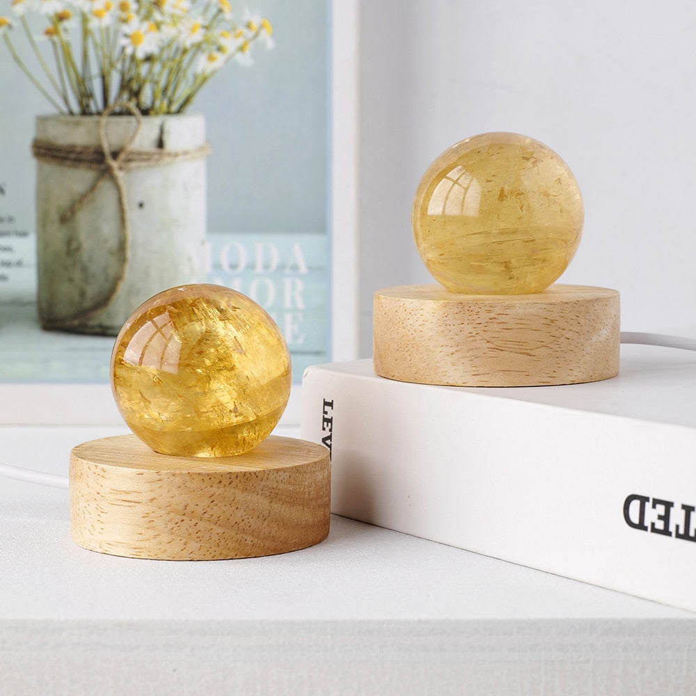 Yellow Calcite Crystal Ball - Ashae's Essentials