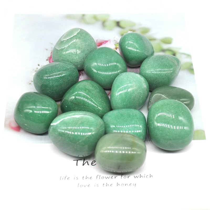 Natural Tumbled Polished Green Aventurine Stone - Ashae's Essentials