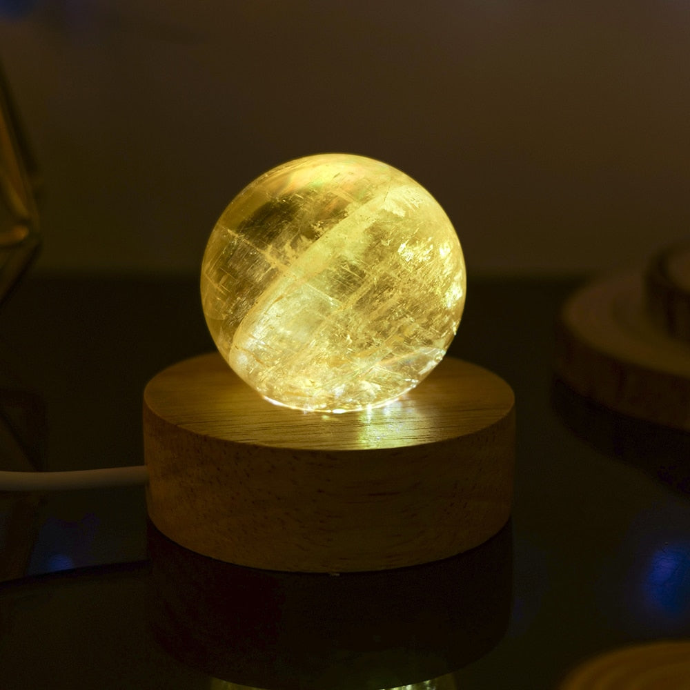 Yellow Calcite Crystal Ball - Ashae's Essentials