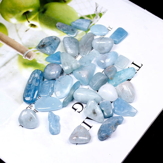 Natural Aquamarine Tumbled Healing Stone - Ashae's Essentials