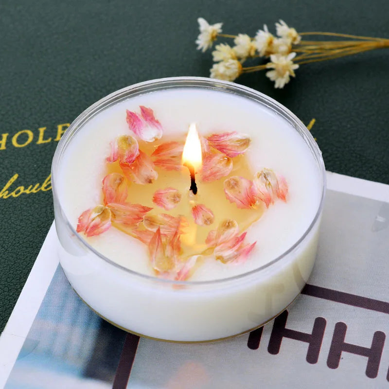 Creative Handmade Dry Flower Fragrance Candle