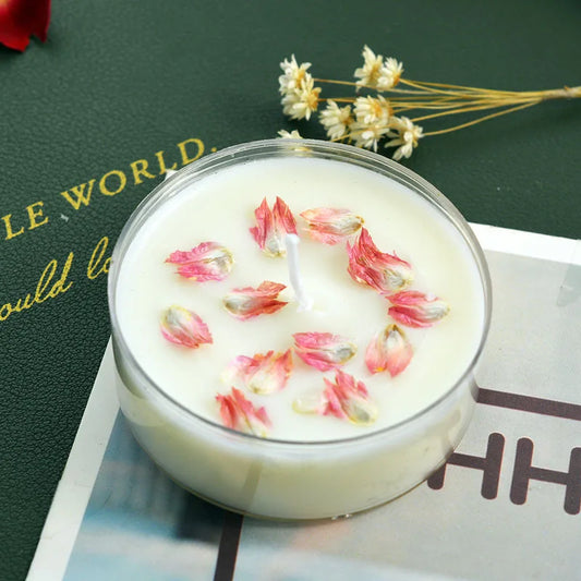 Creative Handmade Dry Flower Fragrance Candle