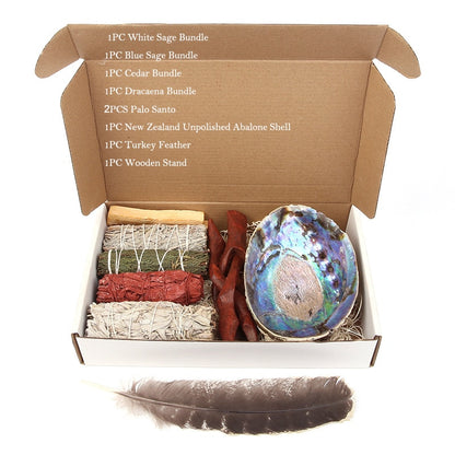 Sage Smudge Kit (with Palo Santo) - Ashae's Essentials